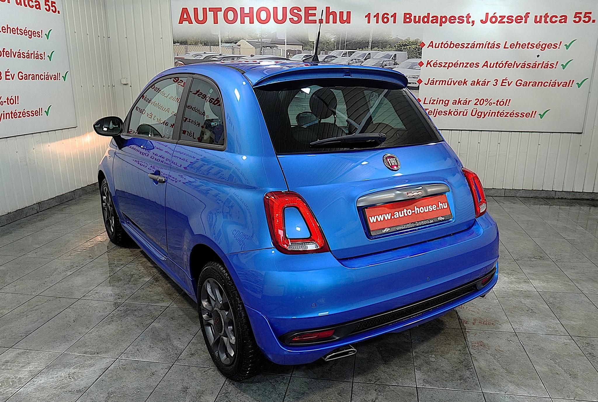 Fiat 500 1,2 52 kW rok 2019, 45 000 km, Węgry — zdjęcie 7 z 28