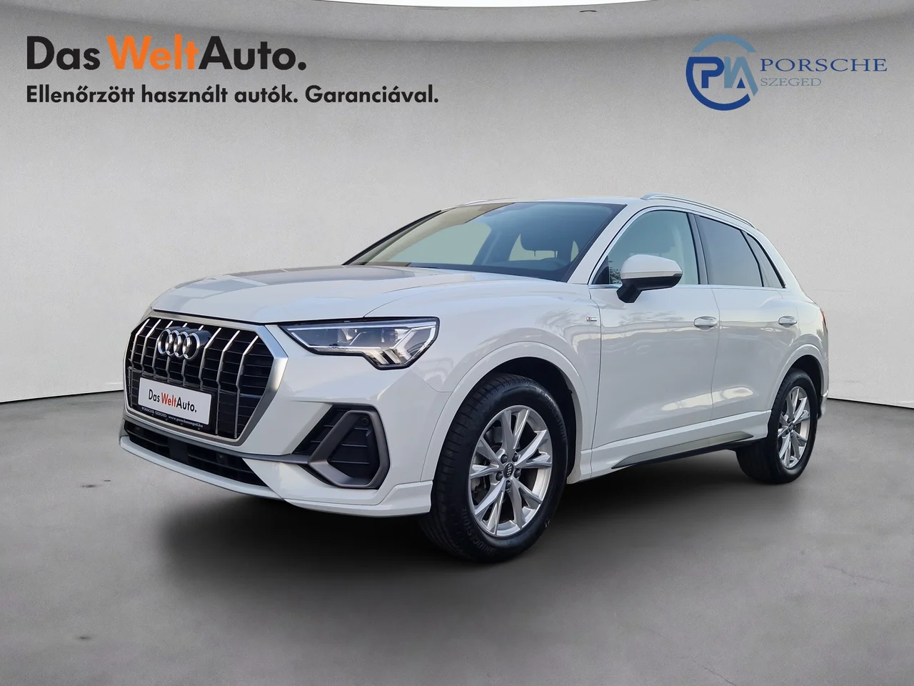Audi Q3 110 kW TFSI automat rok 2019, biały, 88 975 km, Węgry — zdjęcie 1