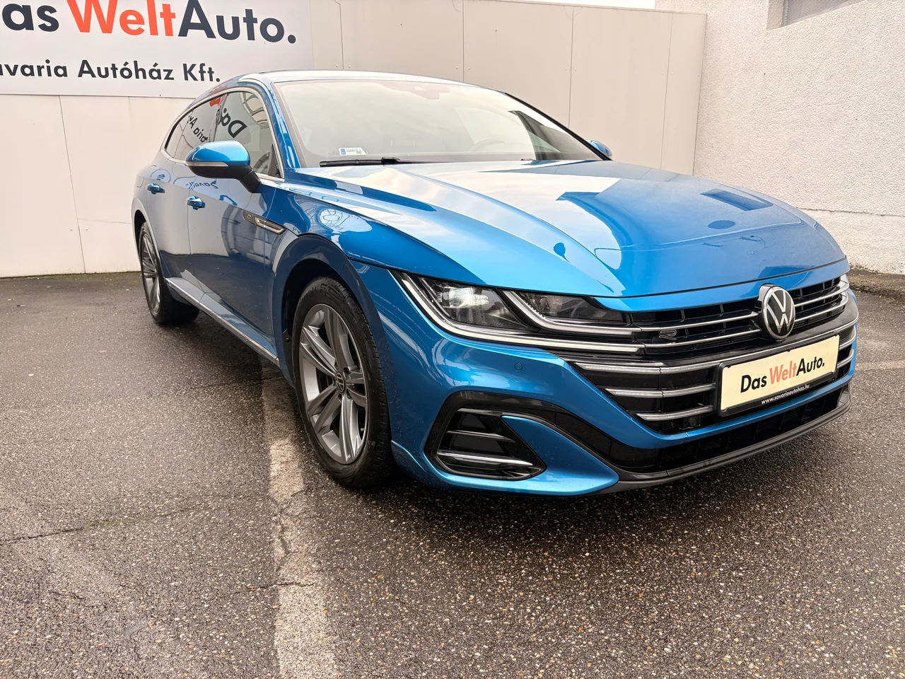 Volkswagen Arteon 2,0 TDI 147 kW DSG rok 2022, Jégmadár-kék metál, 156 691 km, Węgry — zdjęcie 1
