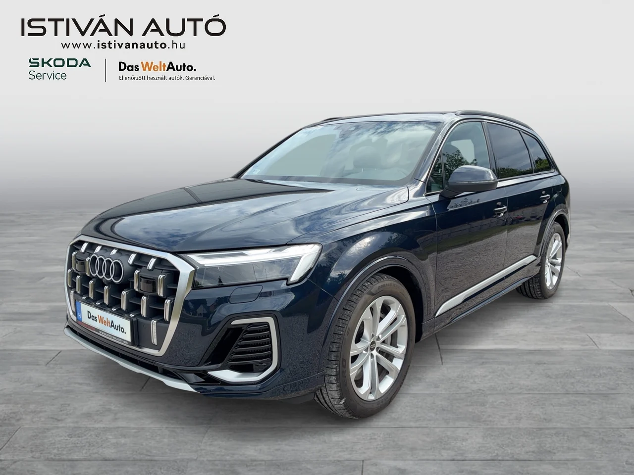 Audi Q7 4x4 3,0 250 kW tiptronic rok 2025, Waitomo-kék metál, 29 680 km, Węgry — zdjęcie 1