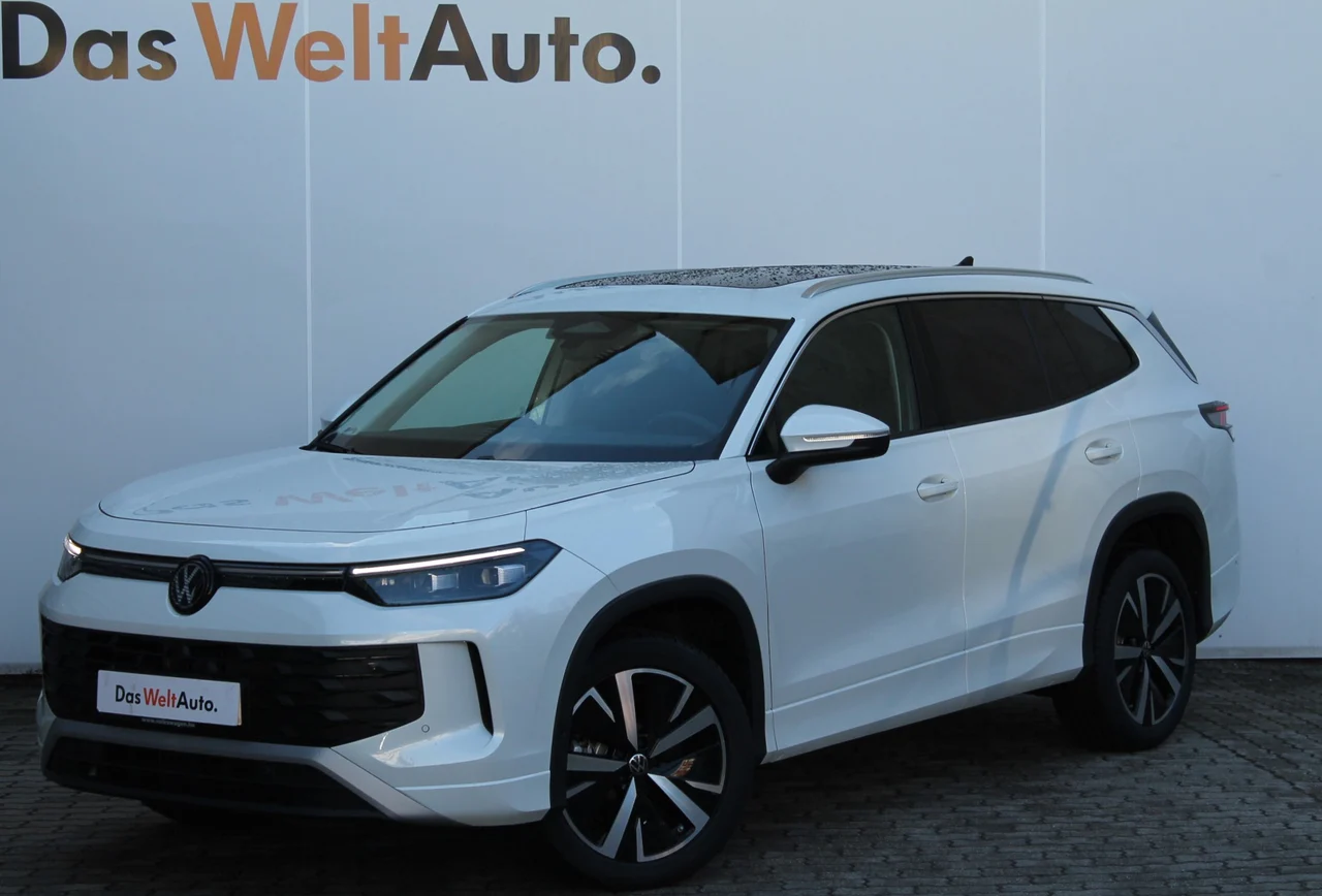 Volkswagen Tayron 2,0 TDI 110 kW DSG rok 2026, Oryx-fehér gyöngyház, 10 976 km, Węgry — zdjęcie 1 | AMOTOR Volkswagen Tayron 2,0 TDI 110 kW DSG rok 2026, Oryx-fehér gyöngyház, 10 976 km, Węgry — zdjęcie 1