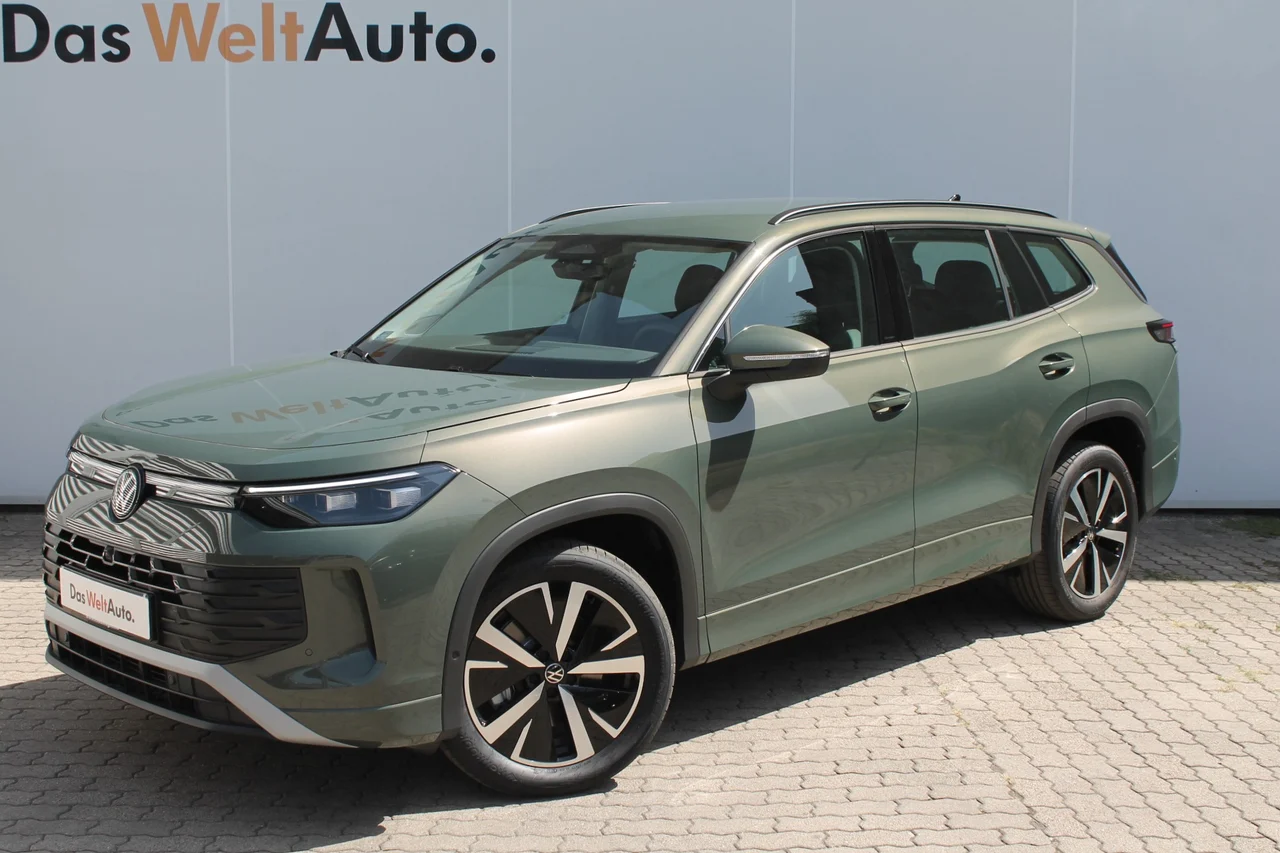 Volkswagen Tayron 2,0 TDI 110 kW DSG rok 2026, Olajfazöld metál, 12 km, Węgry — zdjęcie 1 | AMOTOR Volkswagen Tayron 2,0 TDI 110 kW DSG rok 2026, Olajfazöld metál, 12 km, Węgry — zdjęcie 1