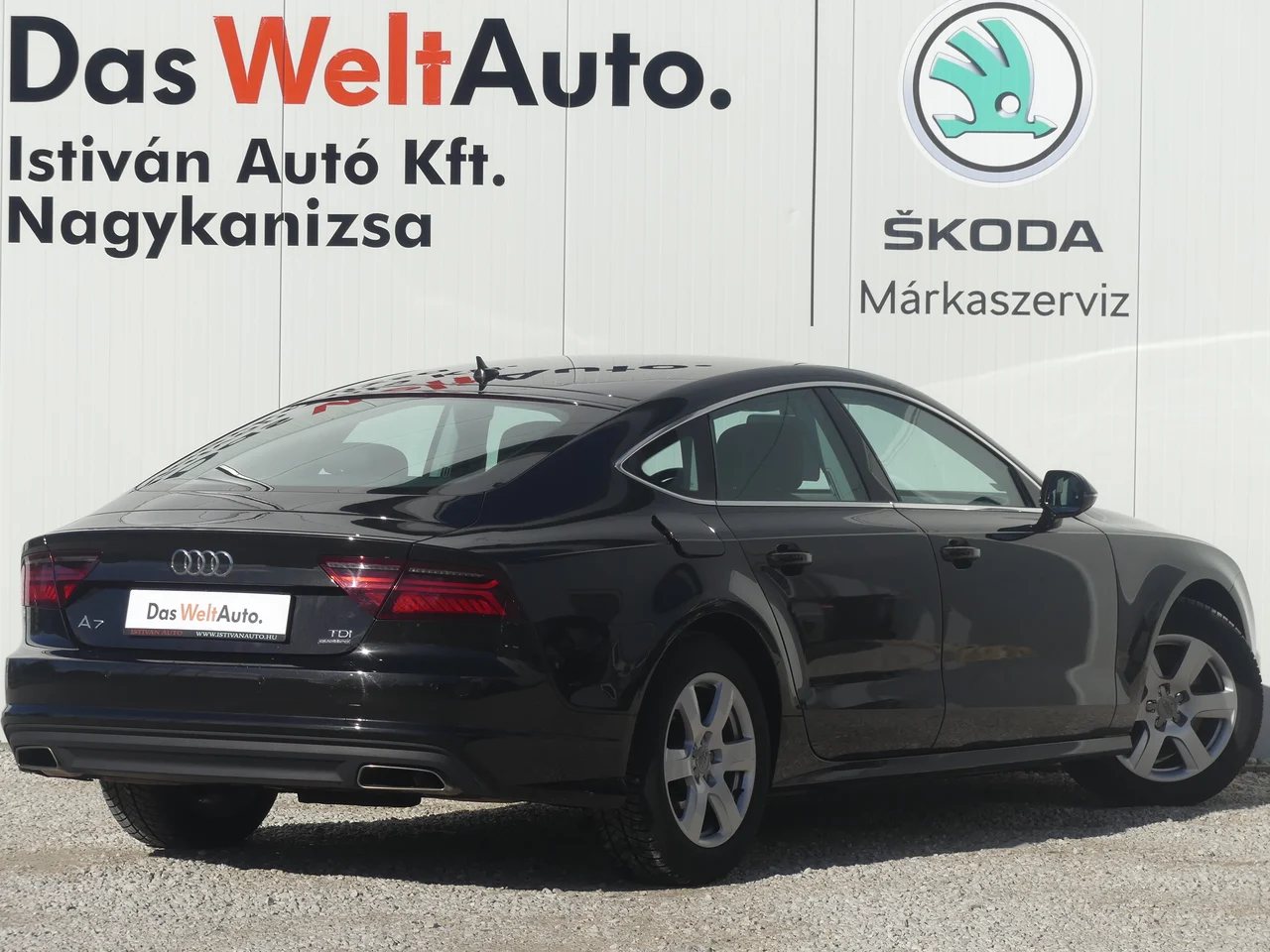 Audi A7 4x4 3,0 160 kW TDi automat rok 2016, Havannafekete metál, 237 984 km, Węgry — zdjęcie 2 z 12