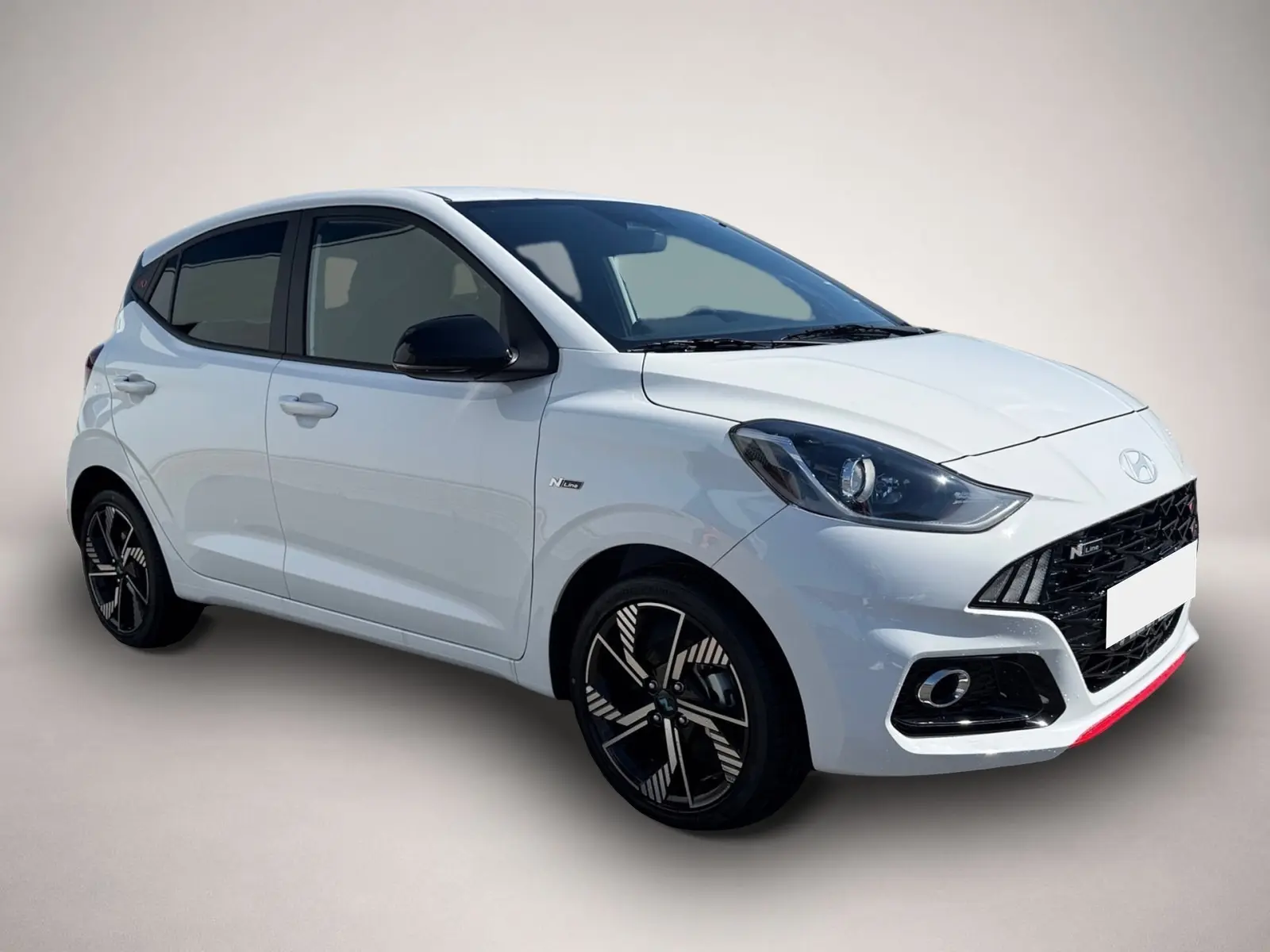 Hyundai I10 62 kW 1.2 D manualna rok 2023, biały, 1087 km, Niemcy — zdjęcie 2 z 5