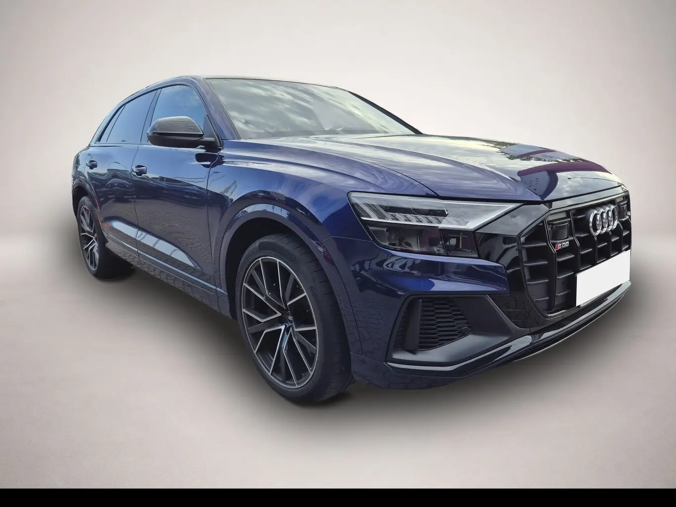 Audi SQ8 4x4 4,0 373 kW TFSI automat rok 2023, niebieski, 40 950 km, Niemcy — zdjęcie 2 z 6