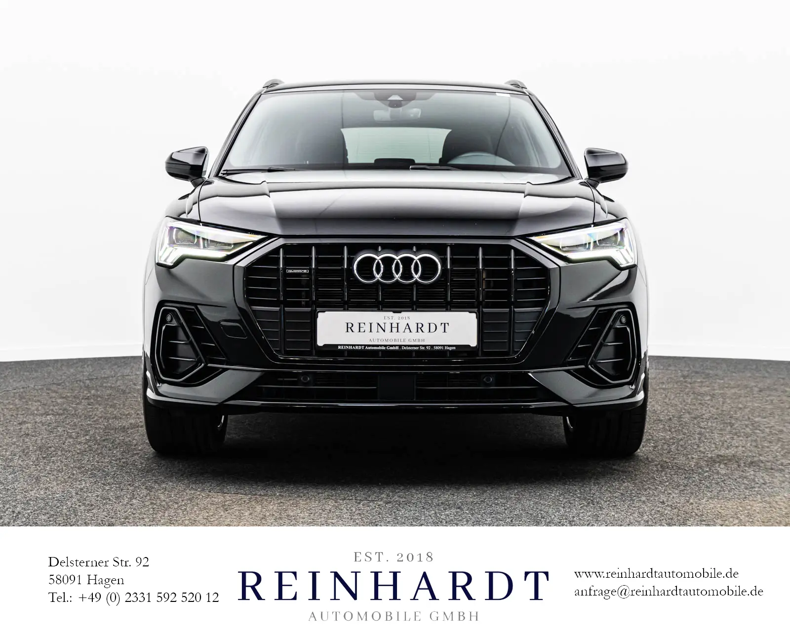 Audi Q3 4x4 2,0 147 kW automat rok 2022, czarny, 52 681 km, Niemcy — zdjęcie 3 z 27
