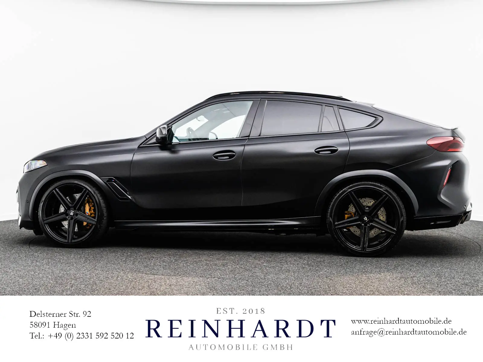 BMW X6 4x4 4,4 460 kW automat rok 2024, czarny, 46 800 km, Niemcy — zdjęcie 9 z 29