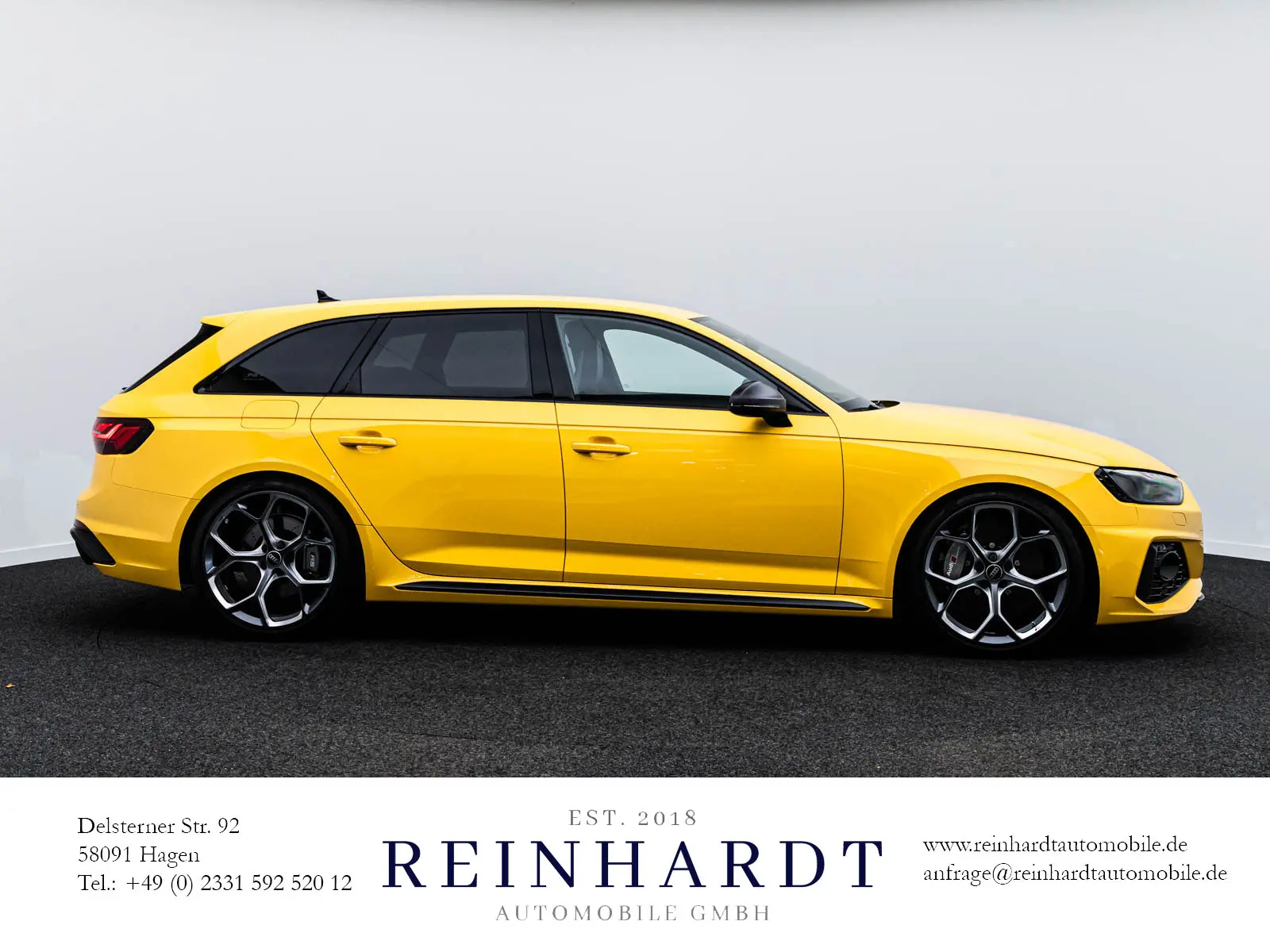 Audi RS4 4x4 2,9 346 kW automat rok 2024, żółty, 160 km, Niemcy — zdjęcie 5 z 37