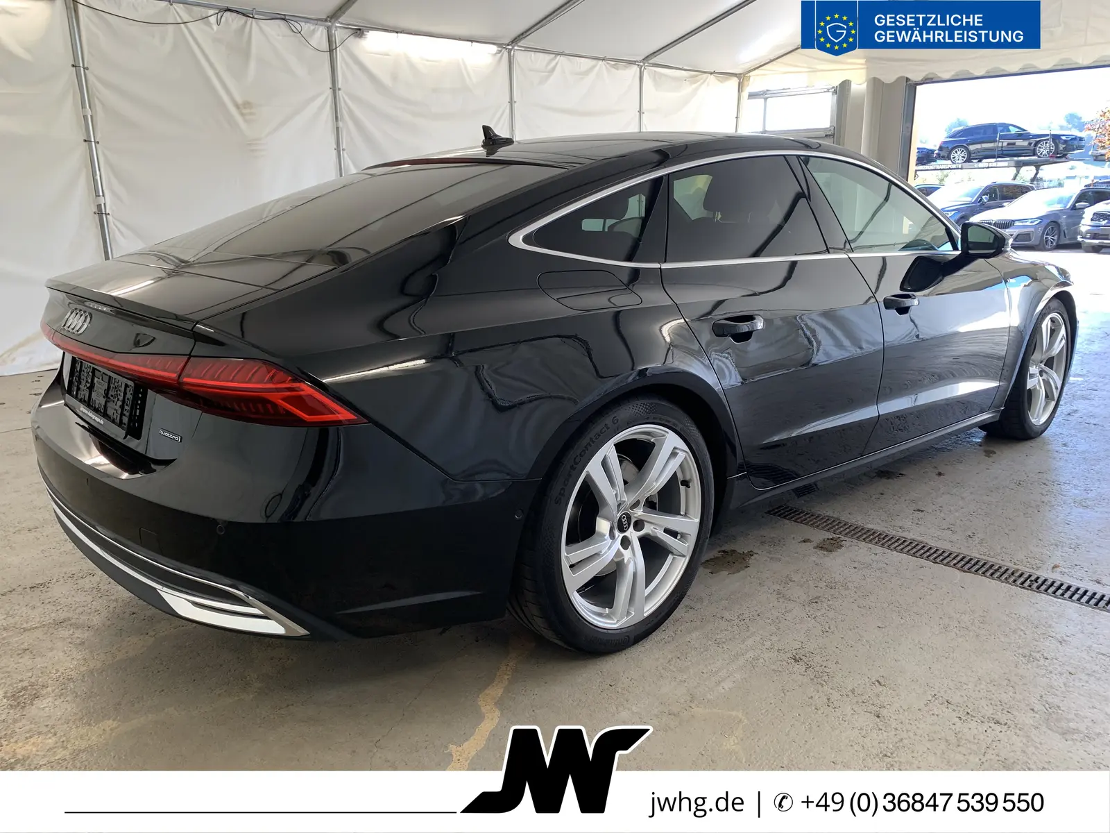 Audi A7 4x4 3,0 210 kW TDI automat rok 2021, czarny, 65 000 km, Niemcy — zdjęcie 6 z 21